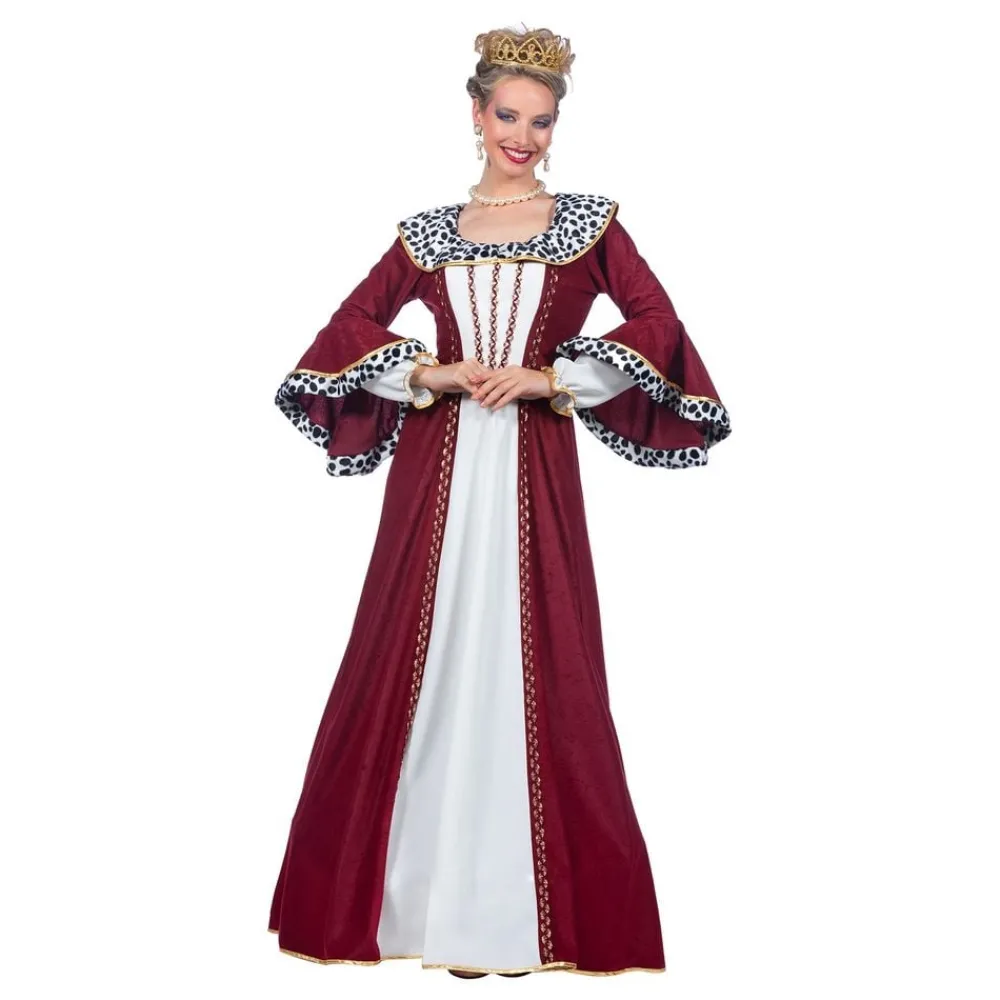 Wilbers Karnaval B.V. Dronning Deluxe Kostume - Udklædningskostumer|Kostumetema