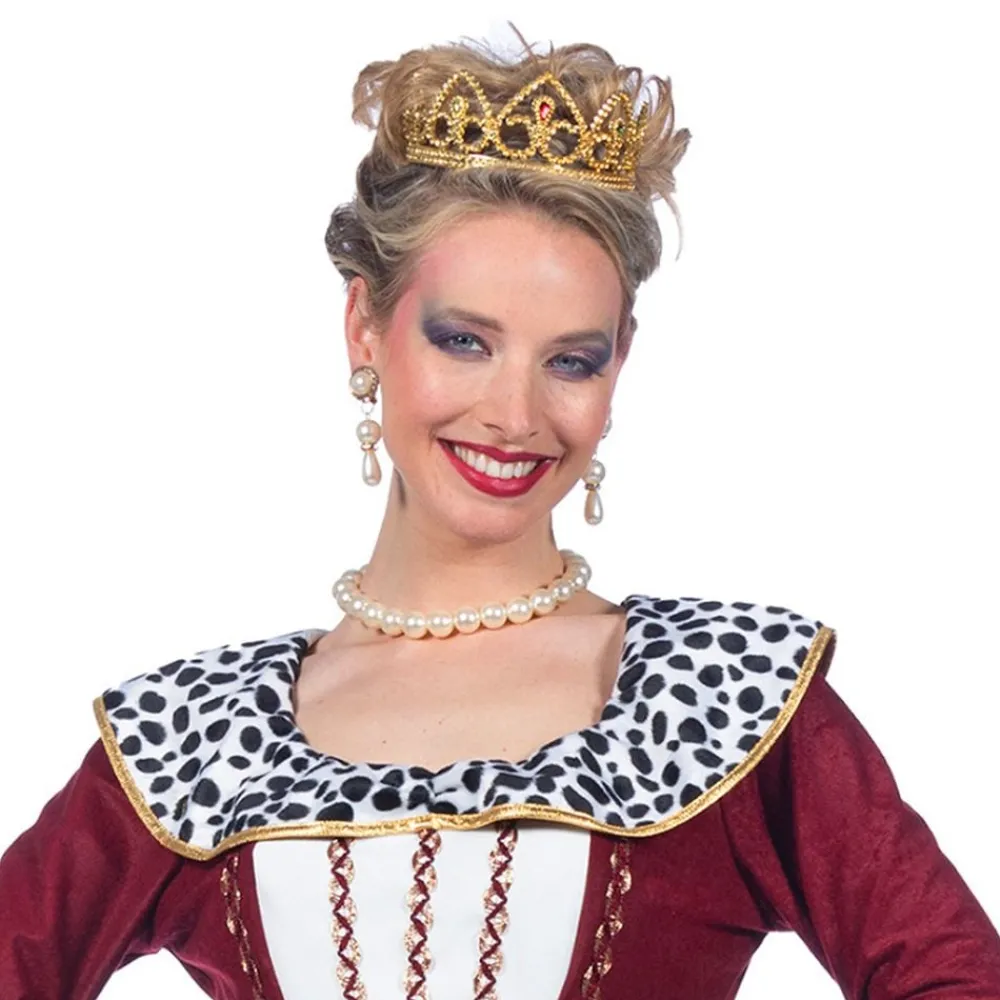 Wilbers Karnaval B.V. Dronning Deluxe Kostume - Udklædningskostumer|Kostumetema