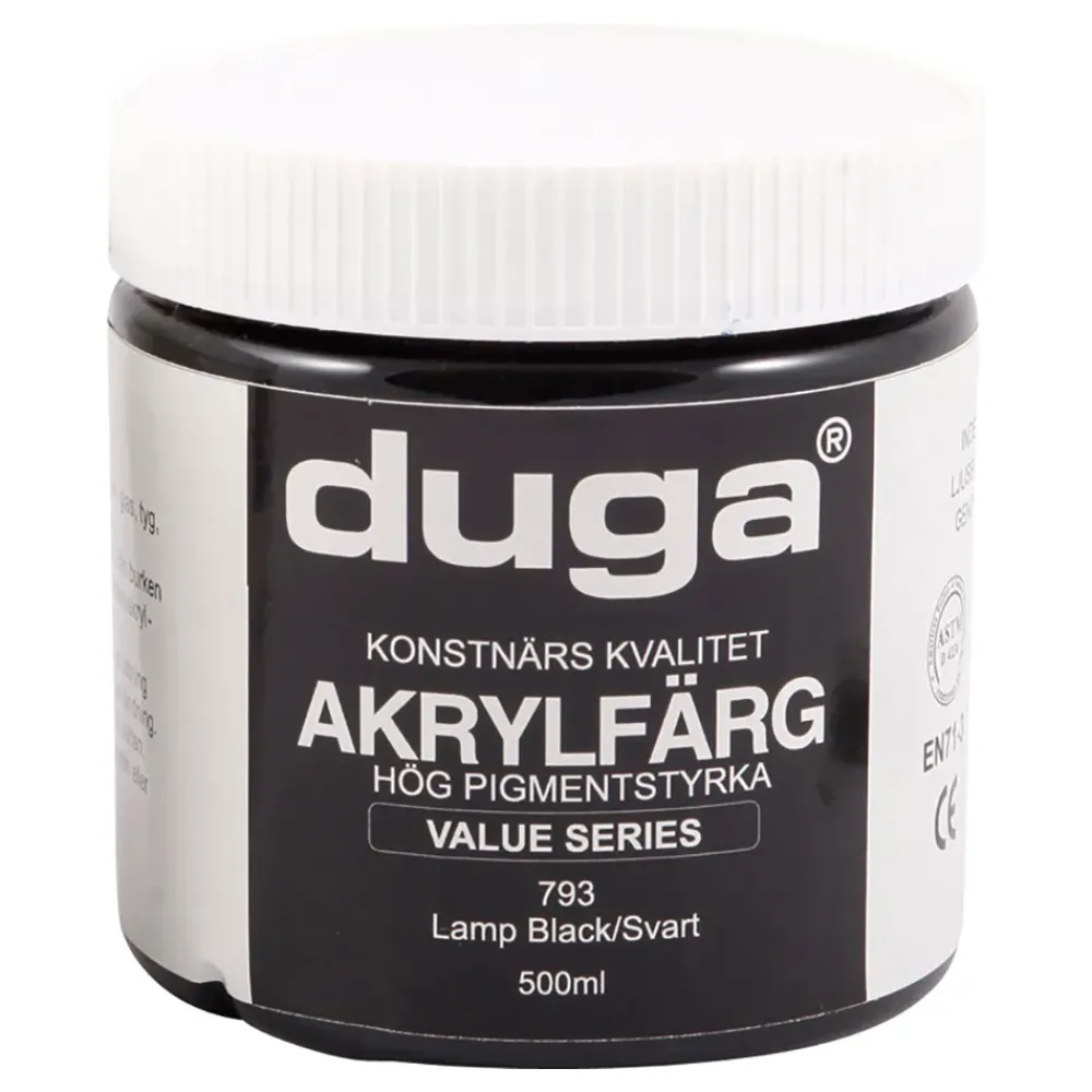 Discount Dynäs Import AB Duga Akrylmaling Sort