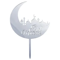 Partyking AB Eid Mubarak Cake Topper i Akrylplast - Oppyntning|Bagning
