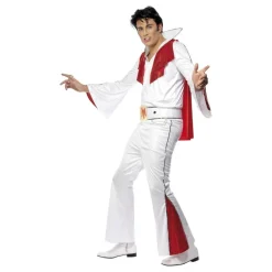 Outlet Rubies Netherland B.V. Elvis Hvid/Rød Kostume