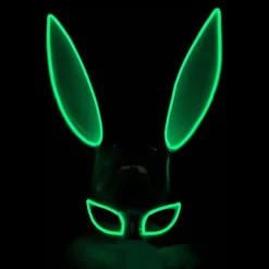 Outlet Partyking AB EL Wire Kanin LED Maske