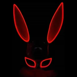 Outlet Partyking AB EL Wire Kanin LED Maske