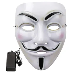 Outlet Partyking AB EL Wire V For Vendetta LED Maske