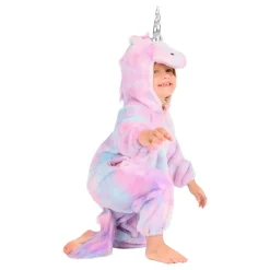 Robetoy AB Enhjørning Pastel Jumpsuit Børnekostume - Tøj|Udklædningskostumer