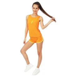 Ptit Clown 80’er Aerobics Orange Kostume - Udklædningskostumer|Kostumetema
