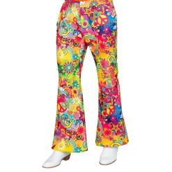Widmann S.r.l. 60'er Flower Power-bukser - Tøj|Udklædningskostumer