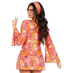 Leg Avenue Europe 60'er Hippie Deluxe Kostume - Udklædningskostumer|Kostumetema