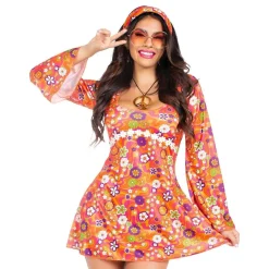 Leg Avenue Europe 60'er Hippie Deluxe Kostume - Udklædningskostumer|Kostumetema