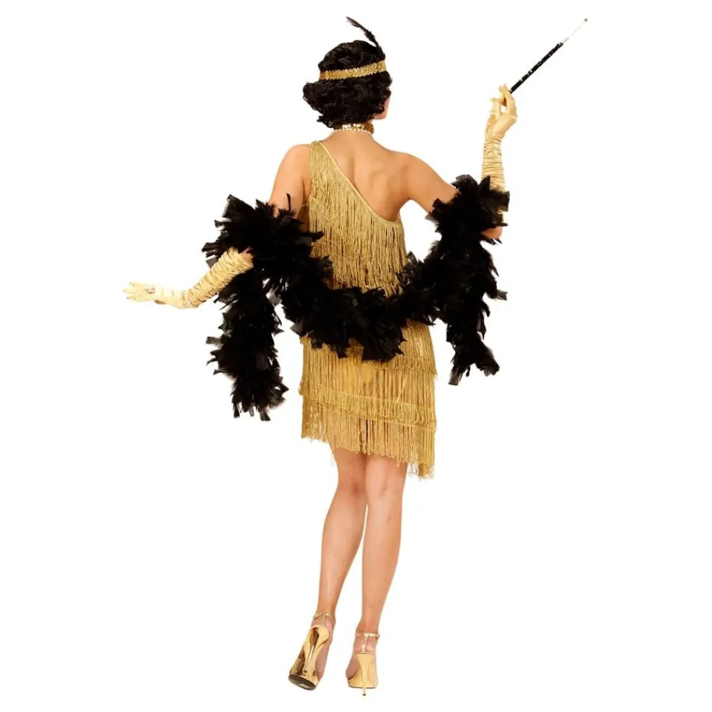 Outlet Widmann S.r.l. 20'erne Flapper Kjole Guld Kostume