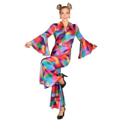 Thetru B.V. 70'er Neon Bomb Jumpsuit Kostume - Udklædningskostumer|Kostumetema
