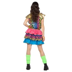 Discount Wilbers Karnaval B.V. 80'er Neon Leopard Dame Kostume