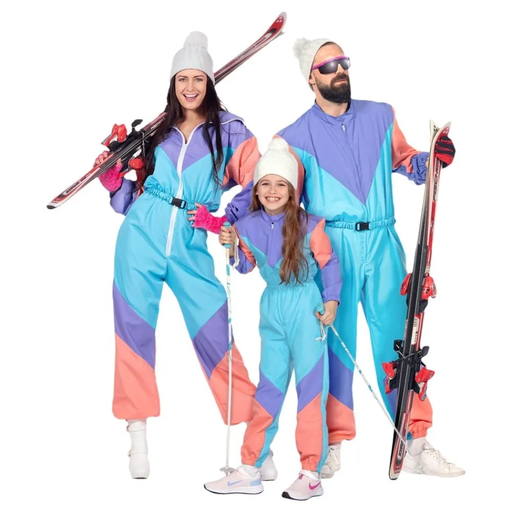Best Wilbers Karnaval B.V. 80'er Retro Skidragt Kostume Herre