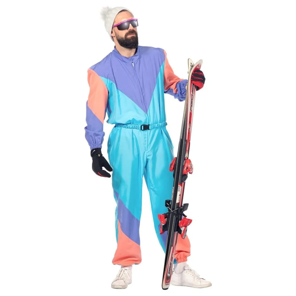 Best Wilbers Karnaval B.V. 80'er Retro Skidragt Kostume Herre