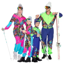 Wilbers Karnaval B.V. 80'er Retro Skidragts Kostume - Udklædningskostumer|Kostumetema