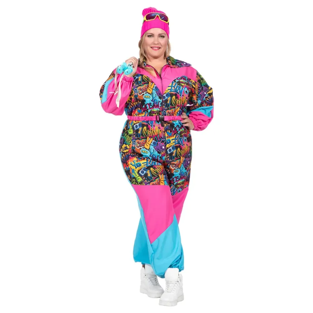 Wilbers Karnaval B.V. 80'er Retro Skidragts Kostume - Udklædningskostumer|Kostumetema