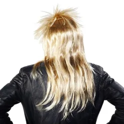 Folat B.V. 80'er Rocker Blond Paryk - Kostumetema|Parykker