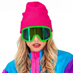 Widmann S.r.l. 80'er Skibriller Neongrøn - Tilbehør|Accessories