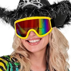 Widmann S.r.l. 80'er Skibriller Neongul - Tilbehør|Accessories