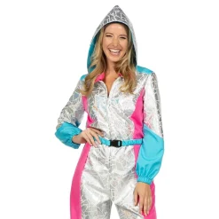 Wilbers Karnaval B.V. 80'er Skioverall Sølv Kostume - Udklædningskostumer|Kostumetema