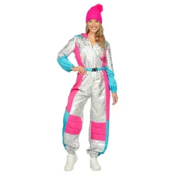 Wilbers Karnaval B.V. 80'er Skioverall Sølv Kostume - Udklædningskostumer|Kostumetema
