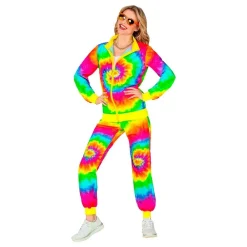 Online Widmann S.r.l. 80'er Tracksuit Tie-Dye Kostume