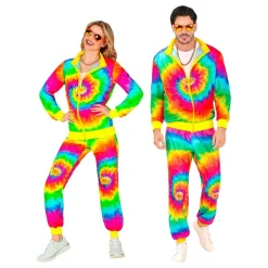 Online Widmann S.r.l. 80'er Tracksuit Tie-Dye Kostume