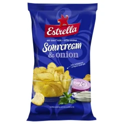 ERT Godis AB Estrella Sourcream & Onion - Snacks