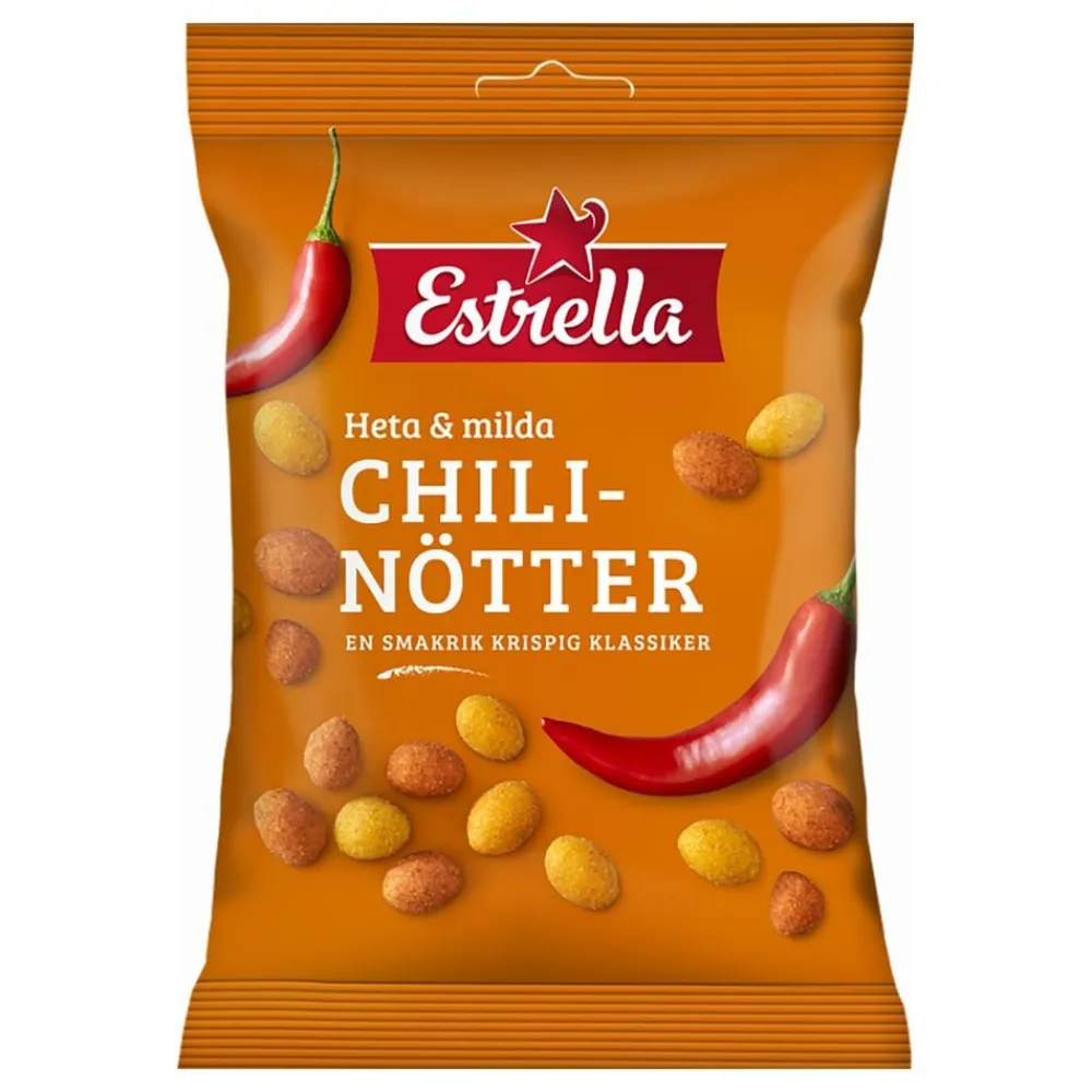 Discount ERT Godis AB Estrella Stærke & Milde Chilinødder