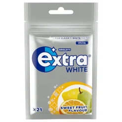 ERT Godis AB Extra White Sweet Fruit Tyggegummi - Slik