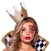 Leg Avenue Europe Face Jewels Queen of Hearts Deluxe - Tilbehør|Accessories
