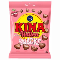 ERT Godis AB Fazer Kina Snacks Hindbær - Slik