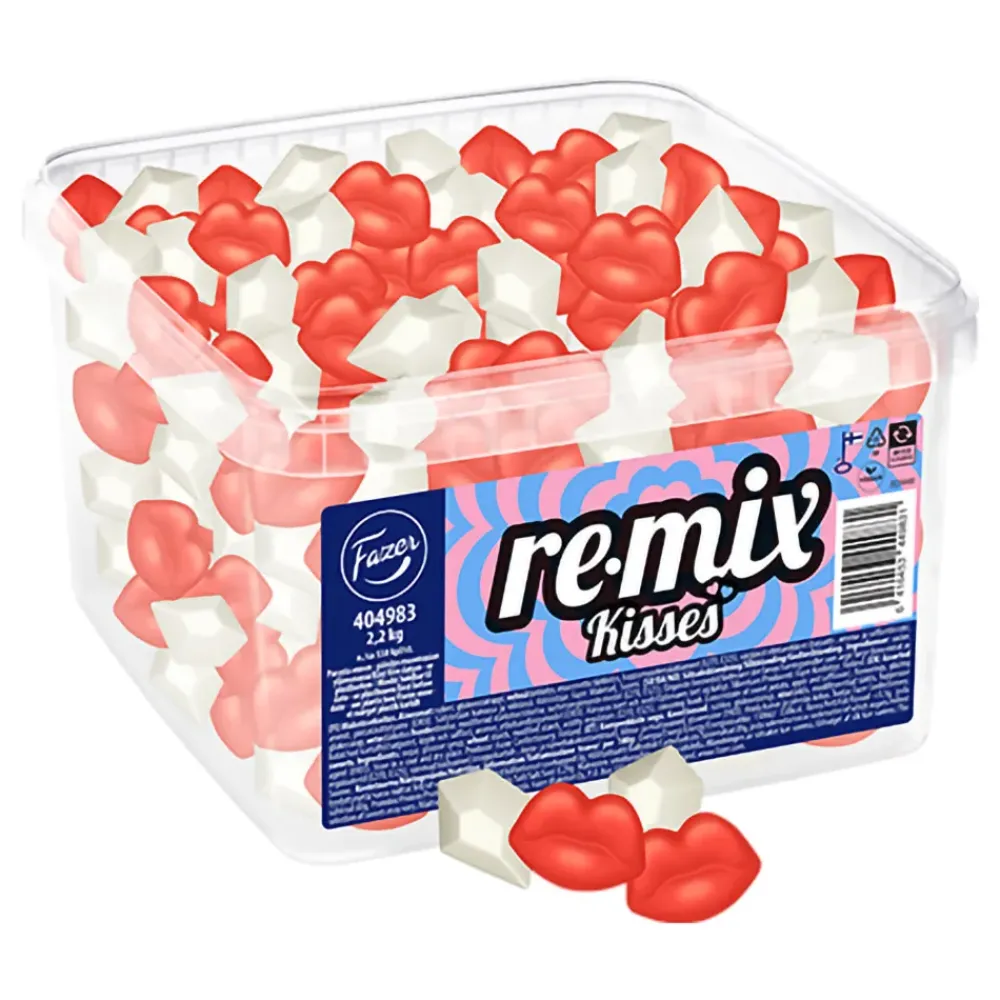 Sale ERT Godis AB Fazer Remix Kisses Økonomipakke