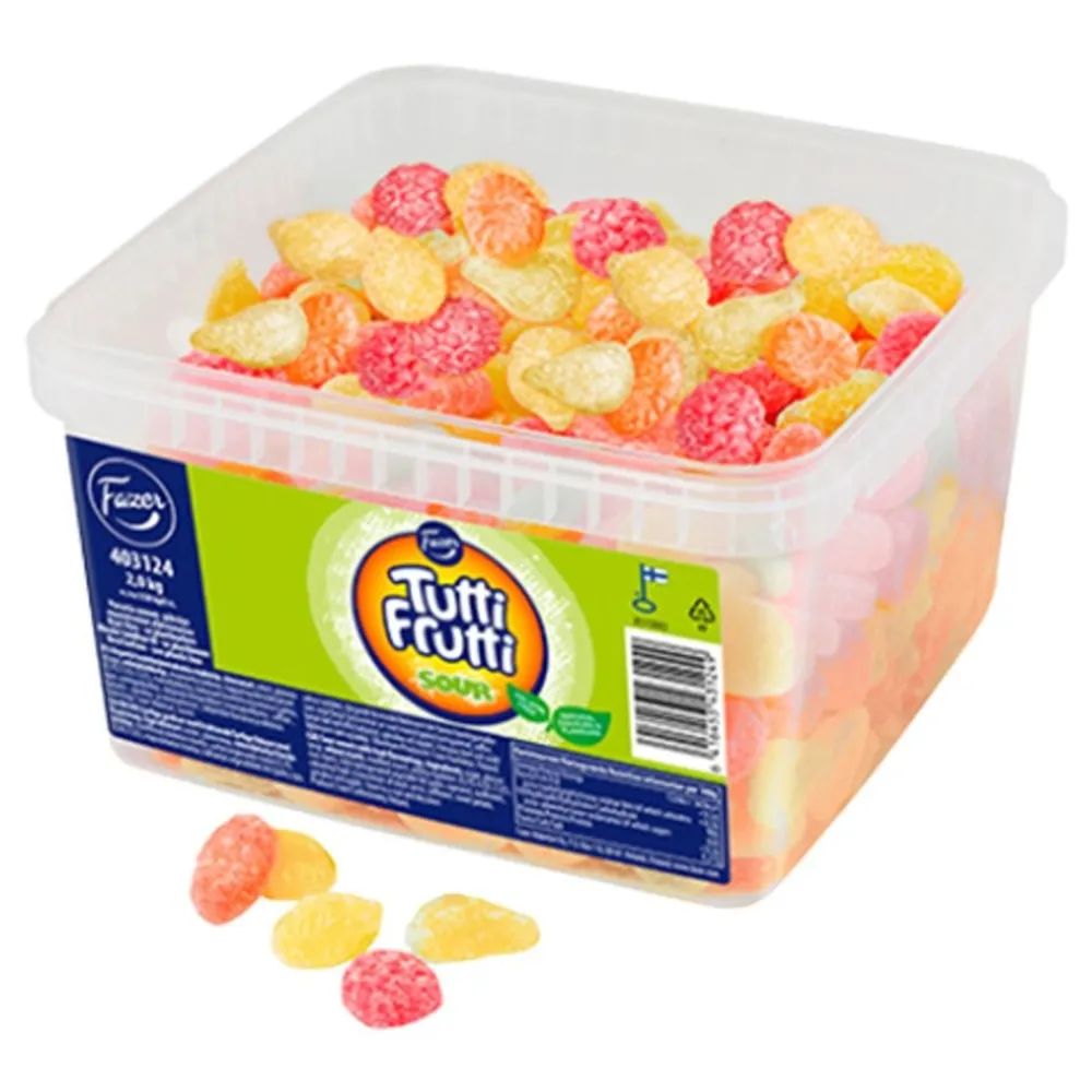 ERT Godis AB Fazer Tutti Frutti Sur Løsvægt - Slik