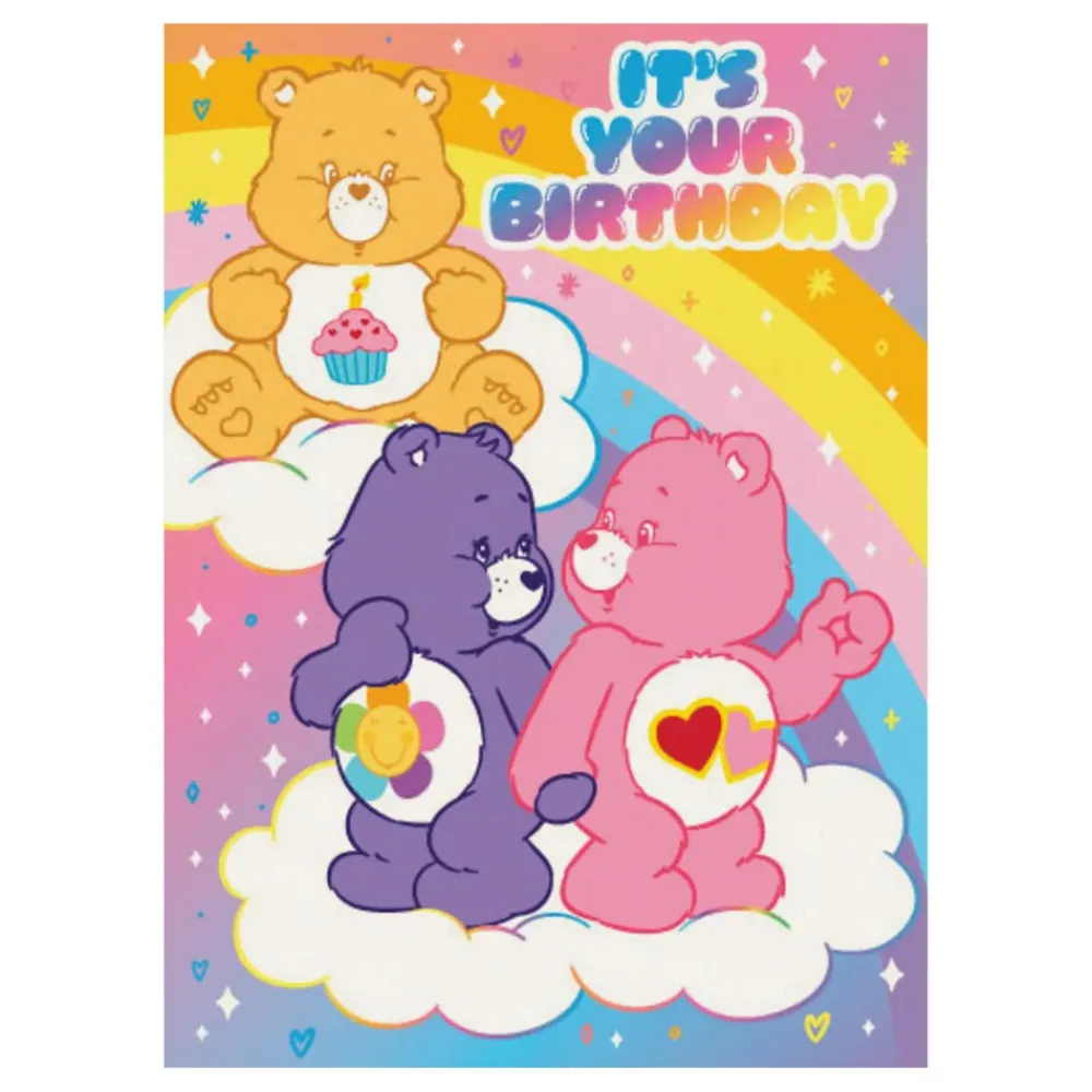 Hisab/Joker Company AB Fødselsdagskort Care Bears - Hilsningskort