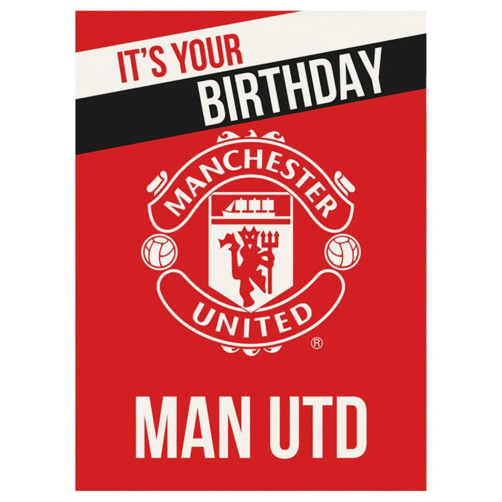 Clearance Hisab/Joker Company AB Fødselsdagskort Manchester United