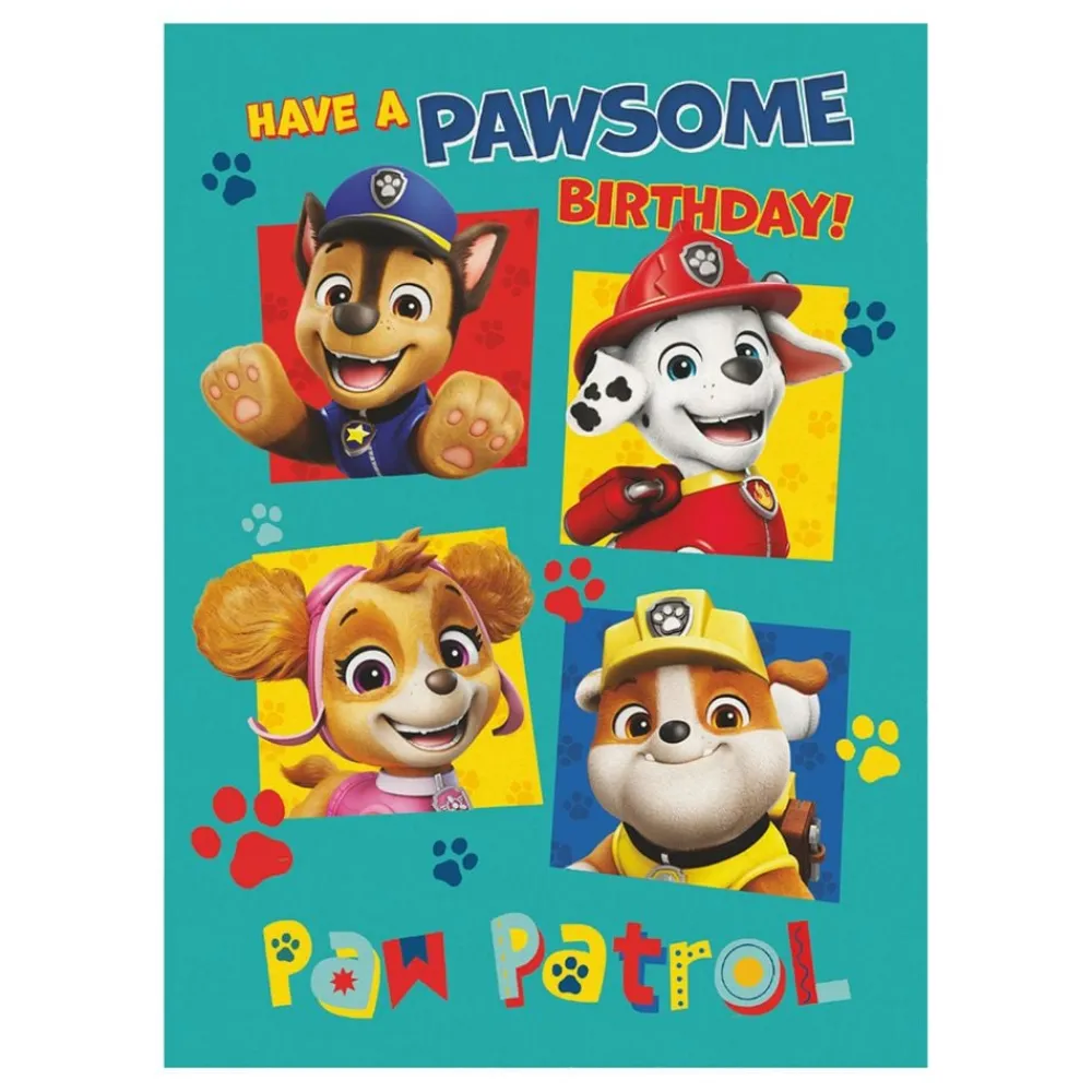 Hisab/Joker Company AB Fødselsdagskort Paw Patrol Grøn - Hilsningskort