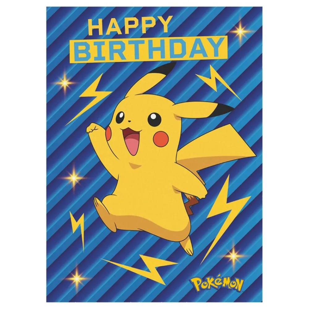 Discount Hisab/Joker Company AB Fødselsdagskort Pokémon Pikachu