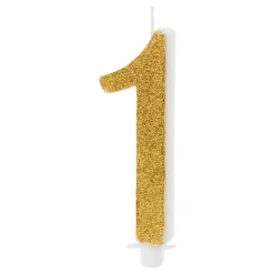 Best PartyDeco sp. z o.o. Fødselsdagslys Tal Guld