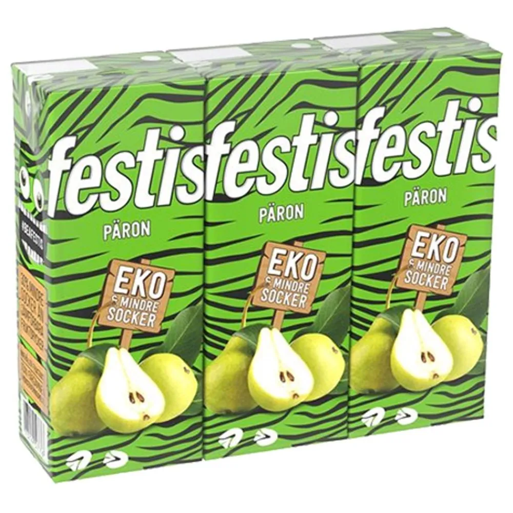 ERT Godis AB Festis Pærer Økologisk - Drikkevarer