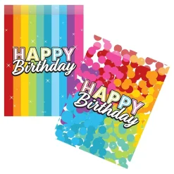 Folat B.V. Festposer Happy Birthday Rainbow - Festtilbehør