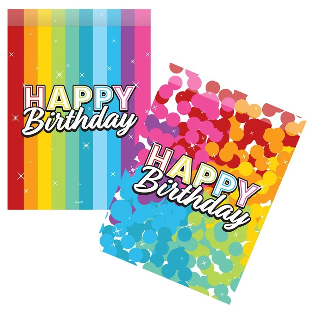 Folat B.V. Festposer Happy Birthday Rainbow - Festtilbehør