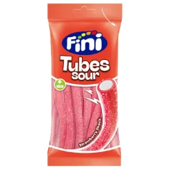 ERT Godis AB Fini Sour Tubes Jordbær - Slik