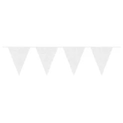 Folat B.V. Flagbanner Glitter Hvid - Oppyntning|Flag