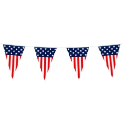 Boland Party Partners B.V. Flagguirlande Amerikanske Flag - Oppyntning