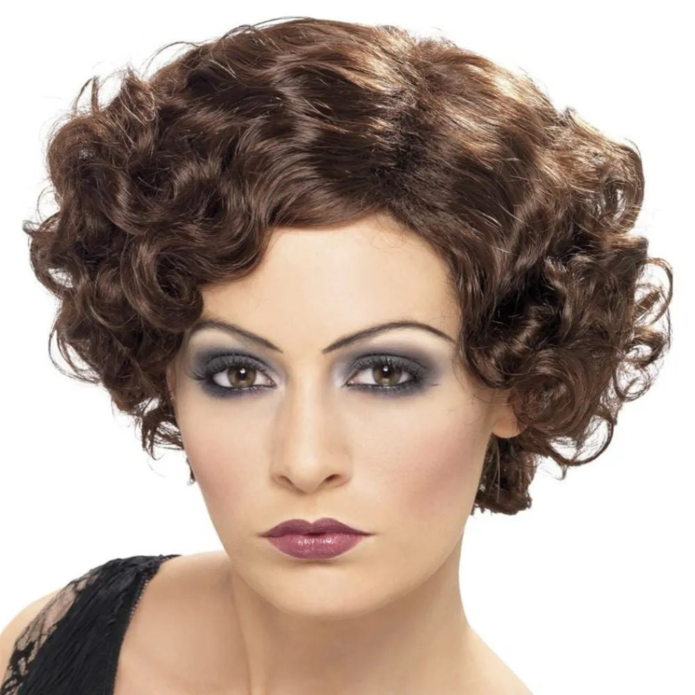 Rubies Netherland B.V. Flirty Flapper Brun Paryk - Kostumetema|Parykker