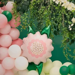 Best PartyDeco sp. z o.o. Folieballon Blomst Lyserød