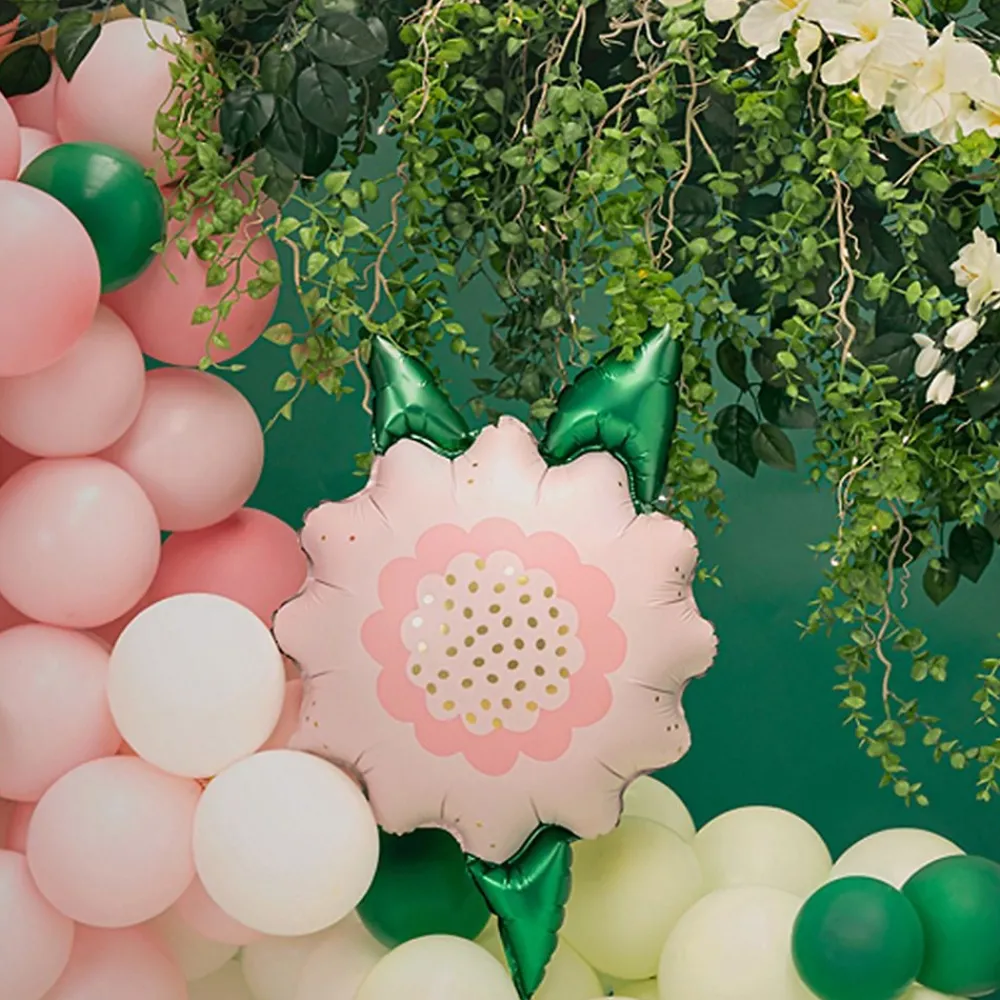 Best PartyDeco sp. z o.o. Folieballon Blomst Lyserød