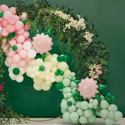 Best PartyDeco sp. z o.o. Folieballon Blomst Lyserød