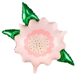 Best PartyDeco sp. z o.o. Folieballon Blomst Lyserød